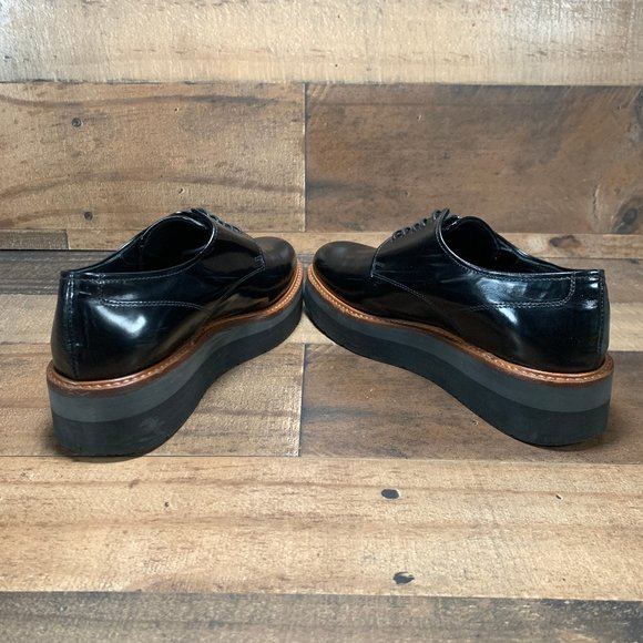 Vince Drystan Platform Patent Leather Shoes - Picture 5 of 8